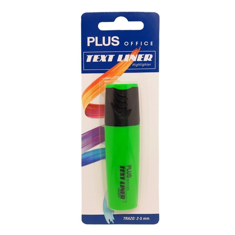 Plus Office Textliner 3.2 Blister Subrayador Verde