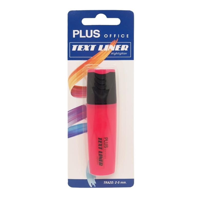 Plus Office Textliner 3.2 Blister Subrayador Rosa