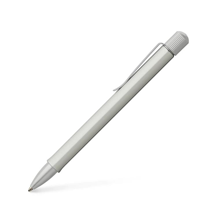 Faber Castell Pluma Estilográfica Hexo Plateado Mate B