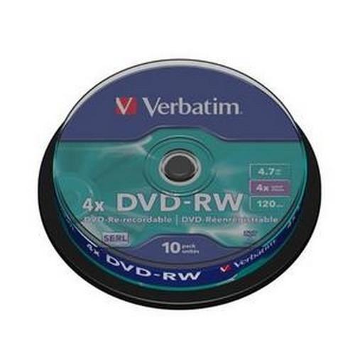  DVD-RW - Consumibles de almacenamiento: Informática
