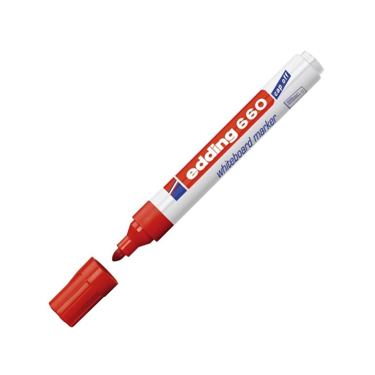 Edding 660 Rotulador Pizarra Blanca Punta 3 mm Rojo