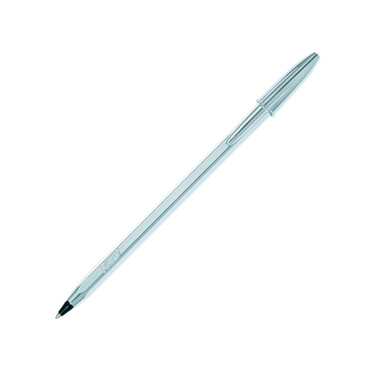 Bic Cristal Shine Bolígrafo Tinta Aceite 1 mm Plata