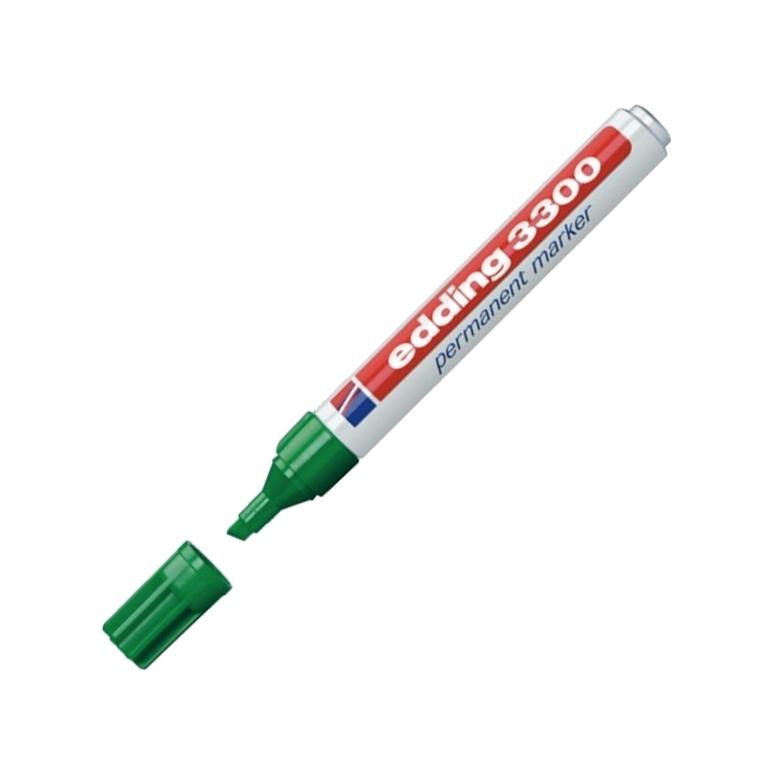 Edding 3300 Marcador Permanente Punta Biselada 1-5 mm Verde