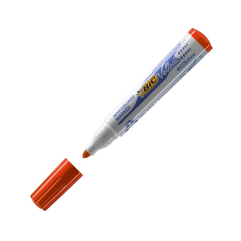 Bic Velleda Ecolutions Rotulador Pizarra Punta 1,5 mm Rojo