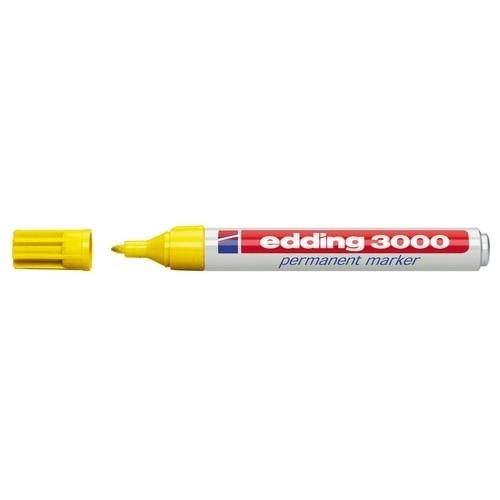 Edding 3000 Marcador Permanente Punta Redonda 1,5-3 mm Amarillo