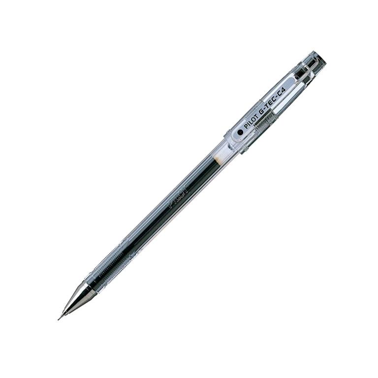 Pilot G-Tec C4 Bolígrafo Gel Ultrafino 0,4mm Negro