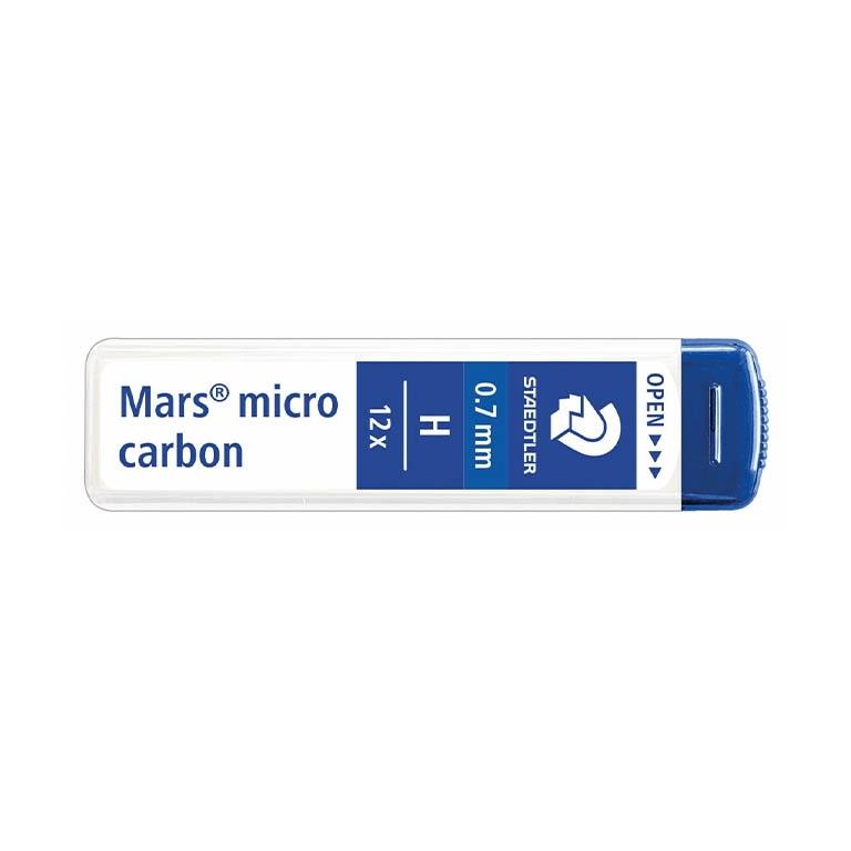 Staedtler Mars Micro Carbon Minas Recambio 0,7 mm H (12 Uds.)