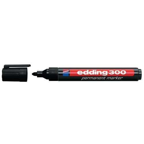 Edding 300 Marcador Permanente Punta Redonda 1,5-3 mm Negro