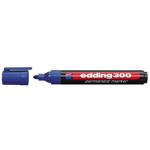 Edding 300 Marcador Permanente Punta Redonda 1,5-3 mm Azul