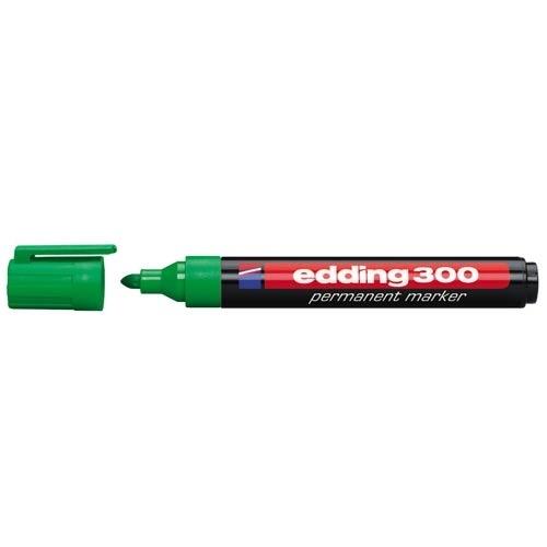Edding 300 Marcador Permanente Punta Redonda 1,5-3 mm Verde