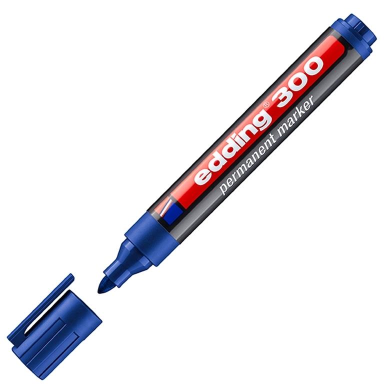 Edding 330 Marcador Permanente Punta Biselada 1-5 mm Azul