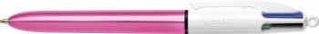 Bolígrafo multifunción 4 colores punta 1 mm. rosa Shine Bic *