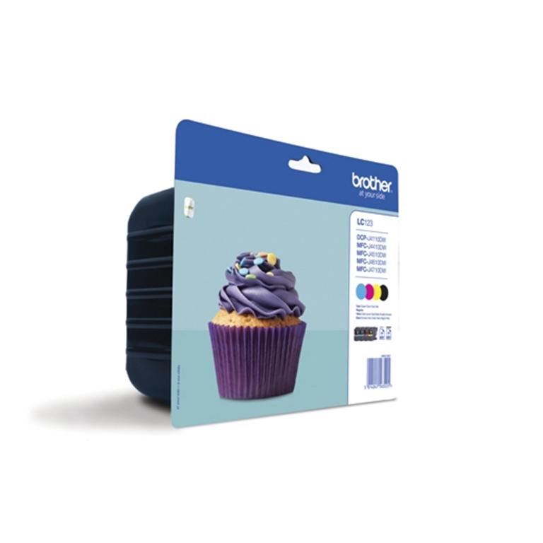 Brother LC-123, LC123VALBP, Multipack Cartuchos Tinta