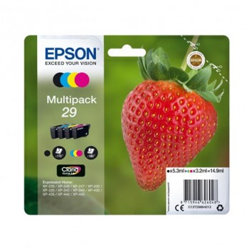 TINTA EPSON T29864010 PACK 4 COLORES (Nº29)