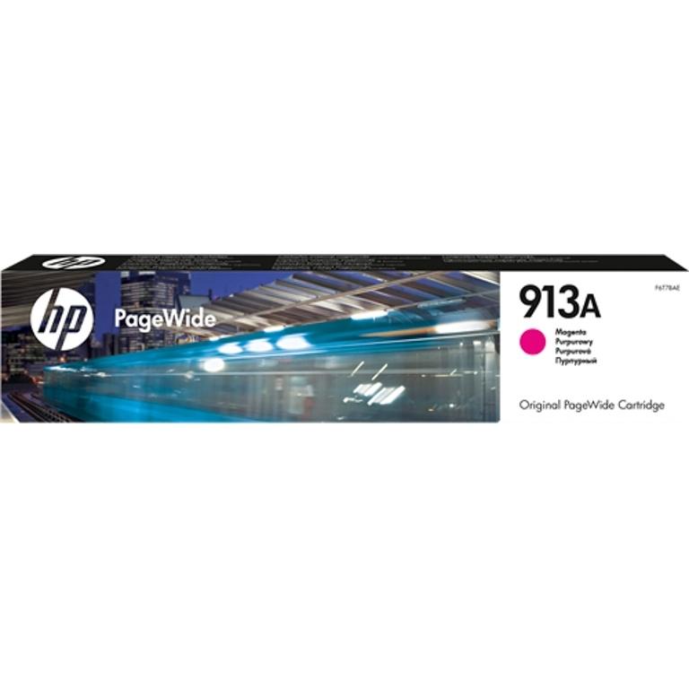 HP PageWide 913A, F6T78AE, Cartucho Tinta Magenta