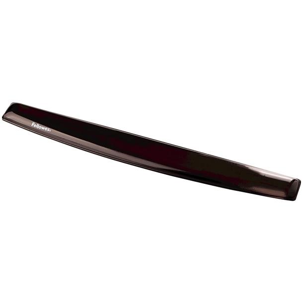 Fellowes Gel Crystal Reposamuñecas Teclado Gel Negro