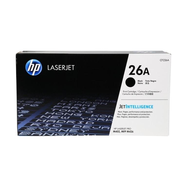 HP 26A, CF226A, Tóner Original Negro