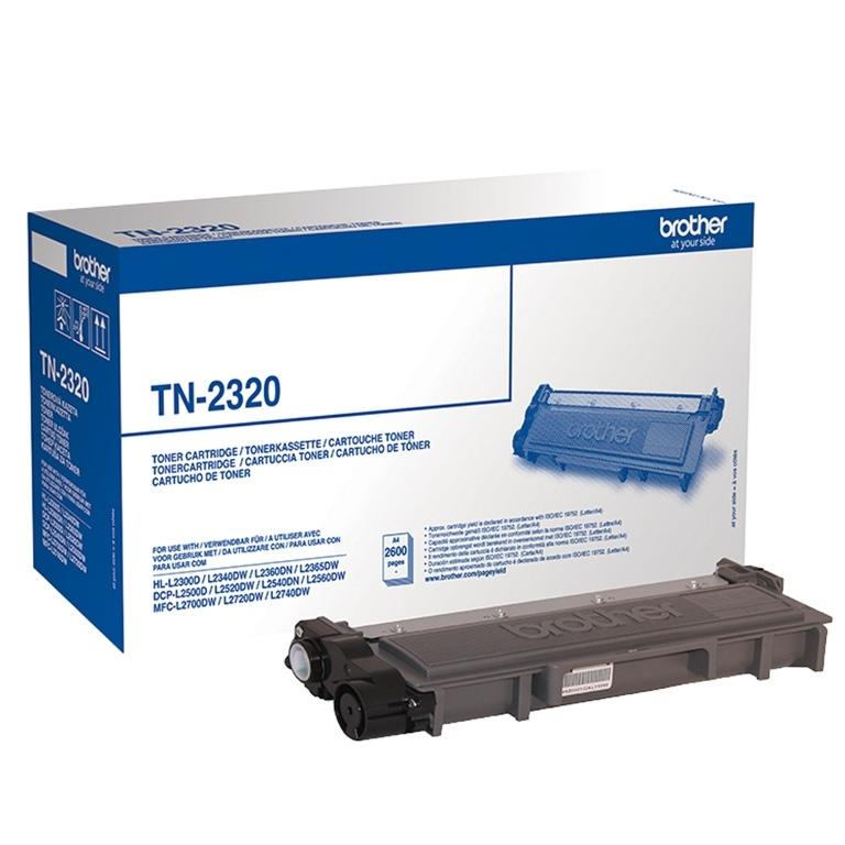 Brother TN-2320, TN2320, Tóner Original Negro