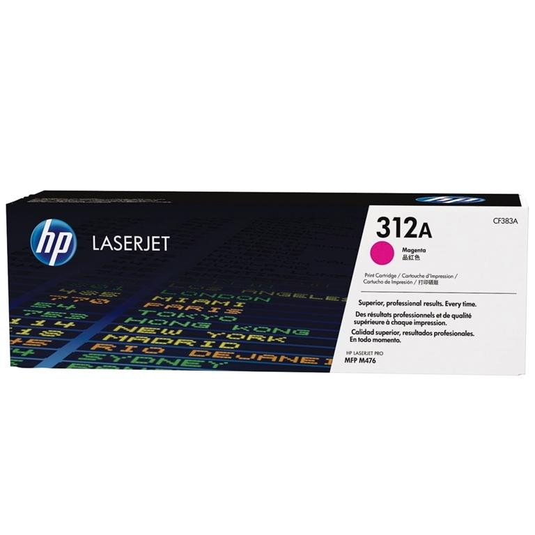 HP 312A, CF383A, Tóner Original Magenta