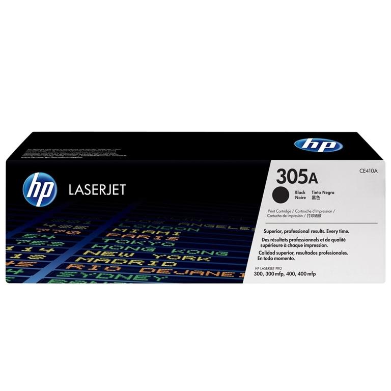 HP 305A, CE410A, Tóner Original Negro