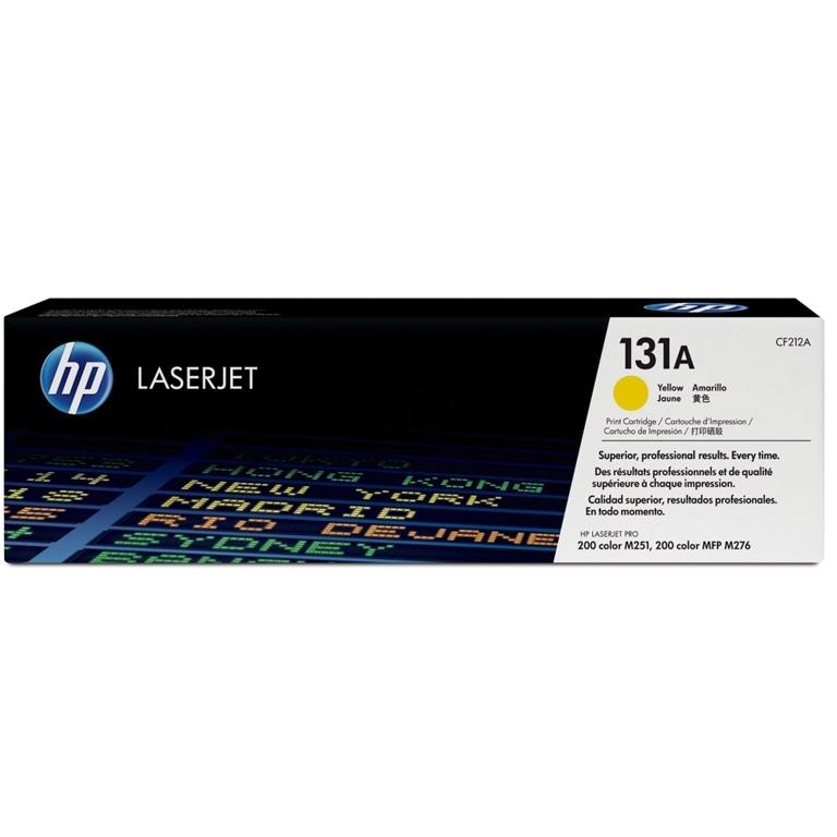 HP 131A, CF212A, Tóner Original Amarillo