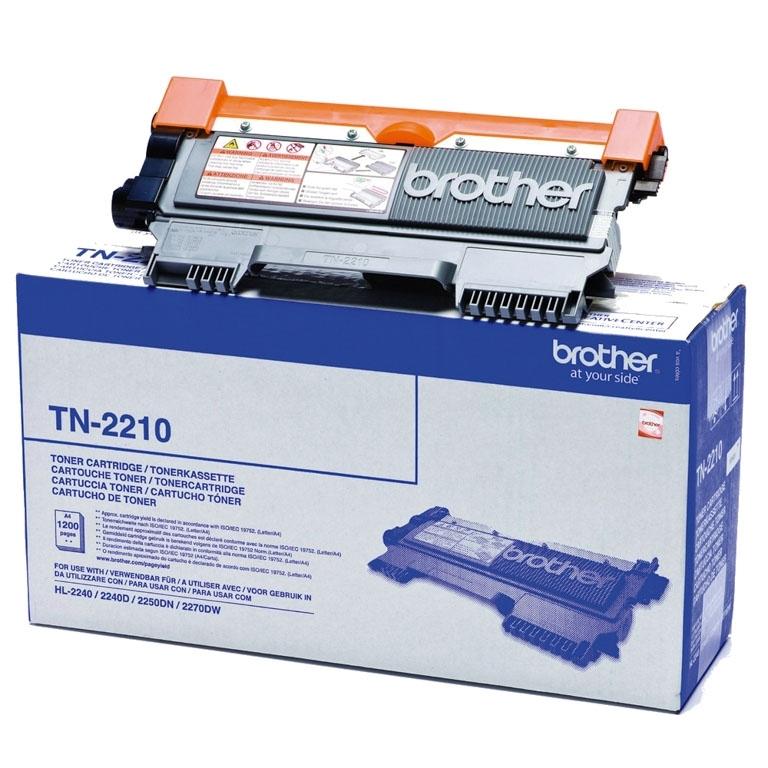 Brother TN-2210, TN2210, Tóner Original Negro