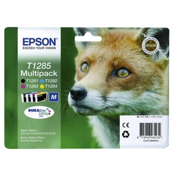 TINTA EPSON STYLUS T12854011 PACK 4 COLORES (Nº T1285)