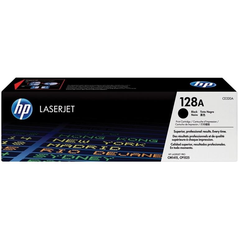 HP 128A, CE320A, Tóner Original Negro