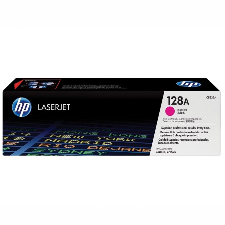 HP 128A, CE323A, Tóner Original Magenta