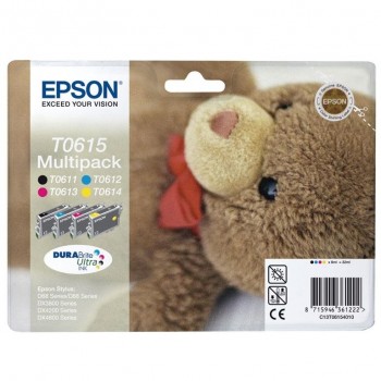 TINTA EPSON T06154010 PACK 4 COLORES (Nº T0615)