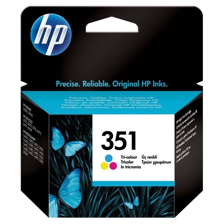 HP 351, CB337EE, Cartucho Tinta Tricolor