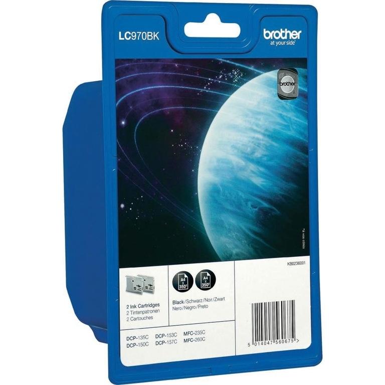 Brother LC-970, LC970BK, Cartucho Tinta Negro