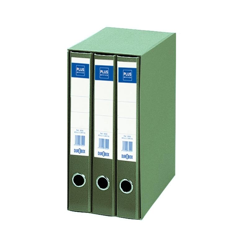 Plus Office 1333 Módulo 3 Archivadores Folio Verde