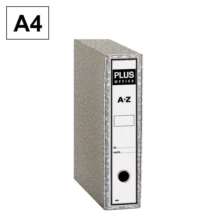 Plus Office Archivador Rado Az A4 Gris Jaspeado
