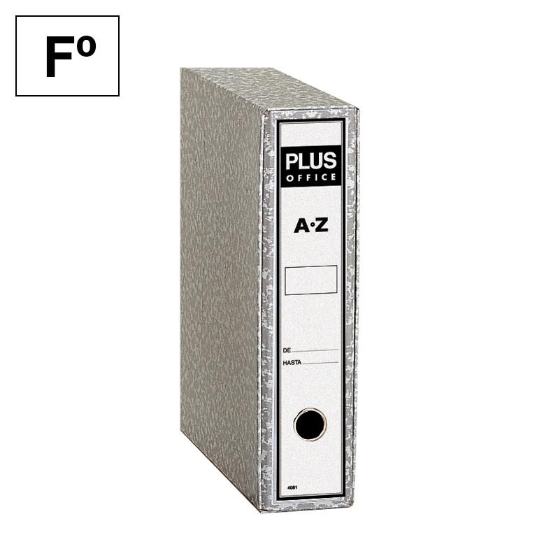 Plus Office Archivador Rado Az Folio Gris Jaspeado
