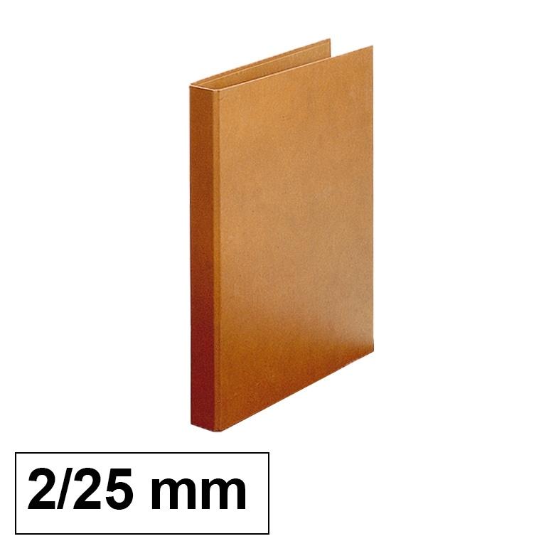 Karman Carpeta Cartón Forrado Folio Natural 2 Anillas 25mm Lomo 4cm Cuero