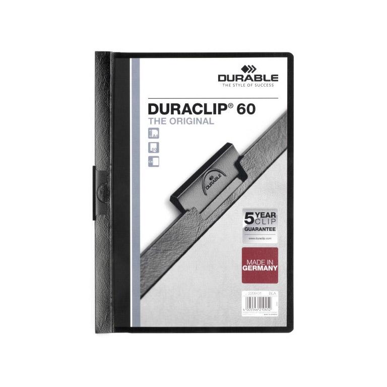 Duraclip Carpeta 60 Hjas Neg
