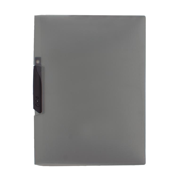 Plus Office Dossier F-08 Pinza Plástico 30 Hojas Negro