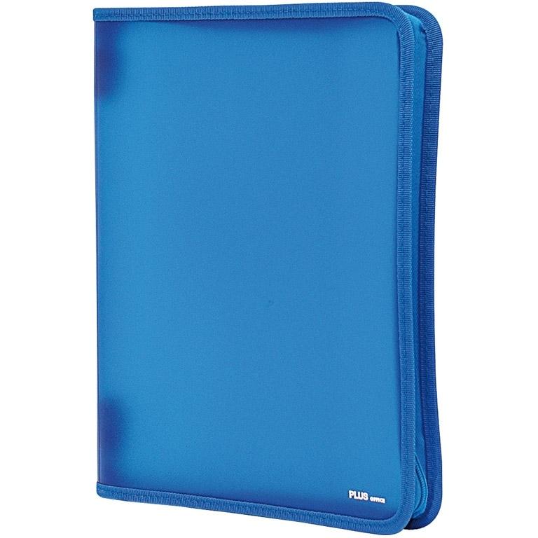 Plus Office Carpeta Cremallera A4 Azul