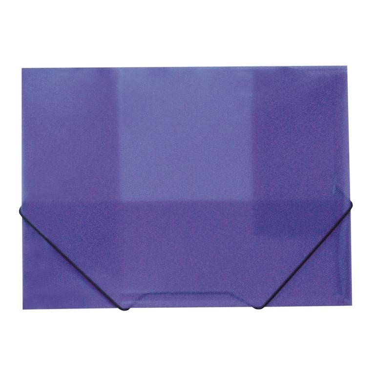 Plus Office Carpeta Polipropileno A4+ Gomas y Solapas Violeta