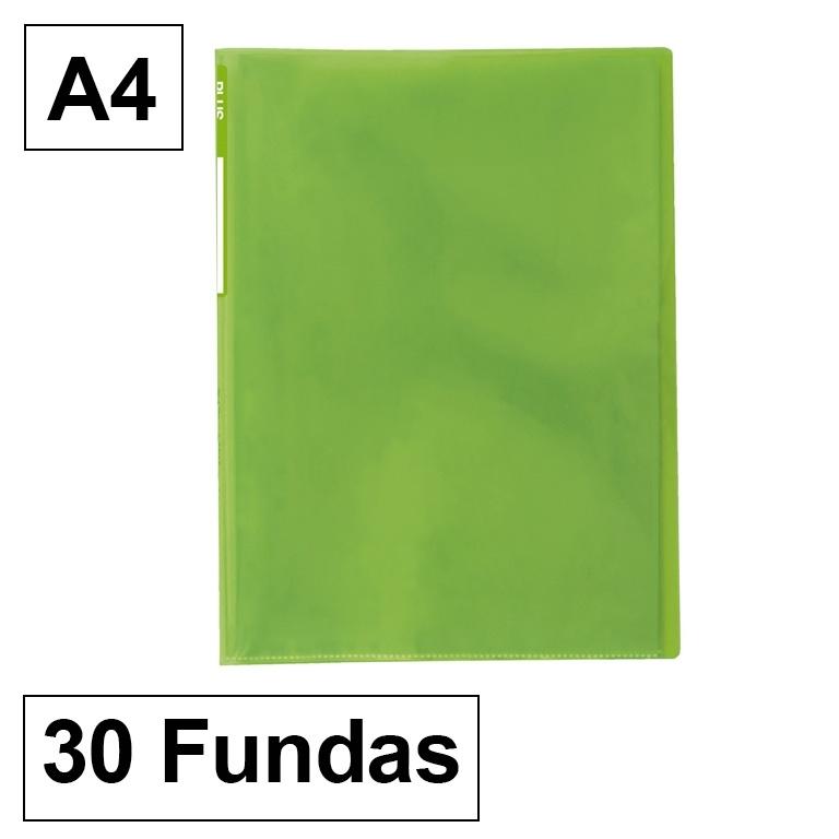 Das Carpeta Fundas Plus Office A4 30 Verde