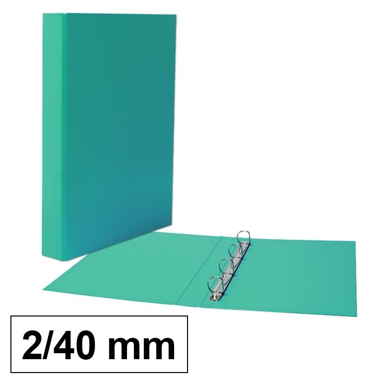 Plus Office Carpeta Polipropileno Folio 2 Anillas 40mm Verde