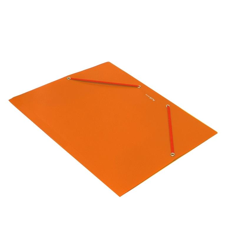 Plus Office Soft Carpeta A4+ Plástico Gomas y Solapas Naranja