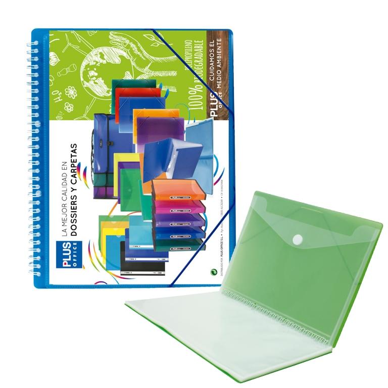 Das Plus Carpeta Fundas Plus Esp.Goma 50F Azul