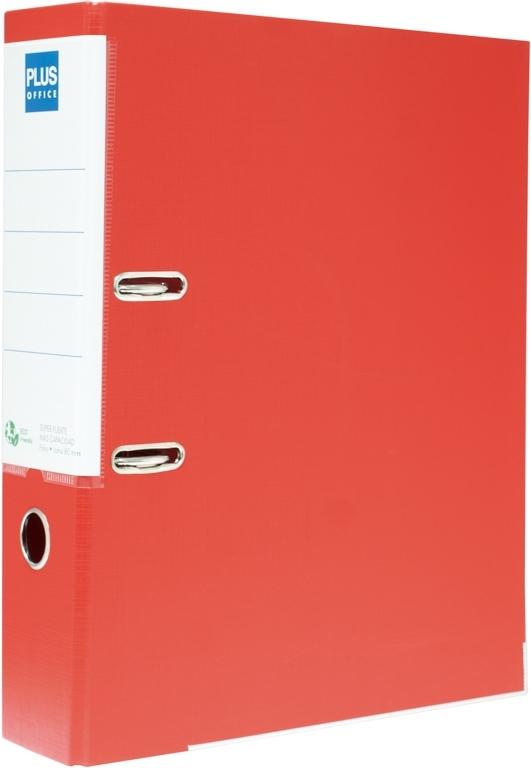 Plus Office Archivador Folio Lomo 80 mm Rojo