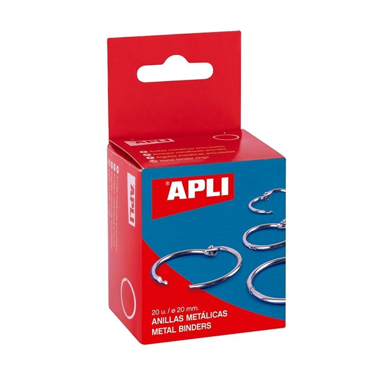 Apli Anillas Metálicas Articuladas 20 mm (20 uds.)