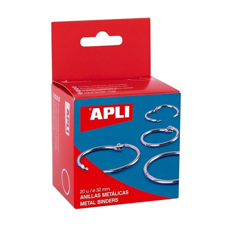Apli Anillas Metálicas Articuladas 32 mm (20 uds.)