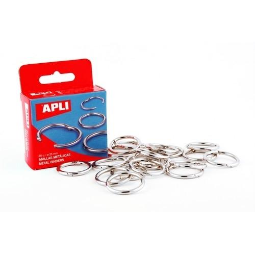 Apli Anillas Metálicas Articuladas 38 mm (20 uds.)