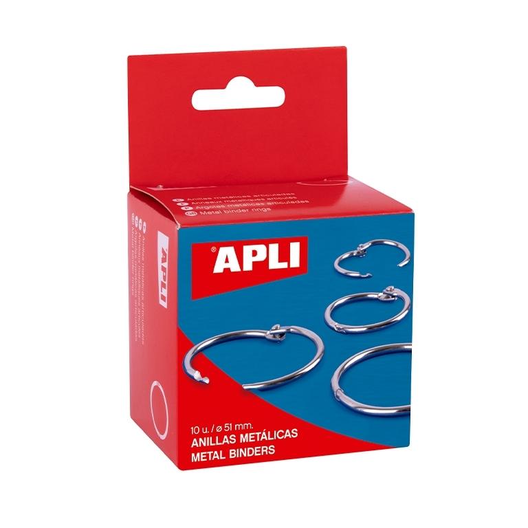 Apli Anillas Metálicas Articuladas 46 mm (10 uds.)