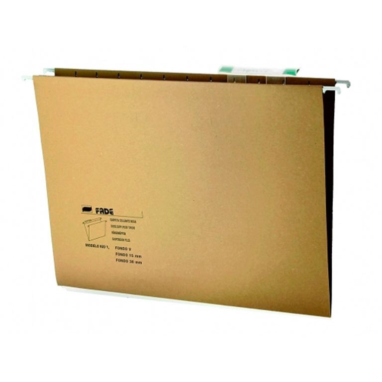 Fade Kio Carpeta Colgante Kraft Folio 230g